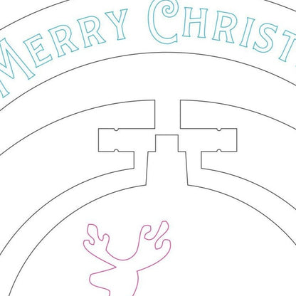 Christmas tree toy deer