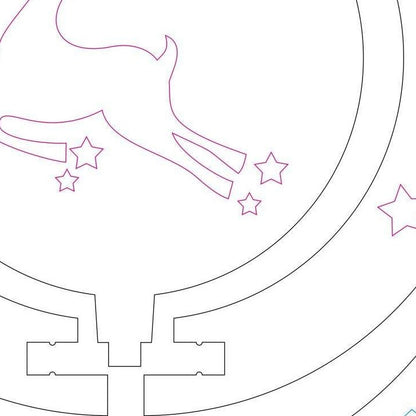 Christmas tree toy deer