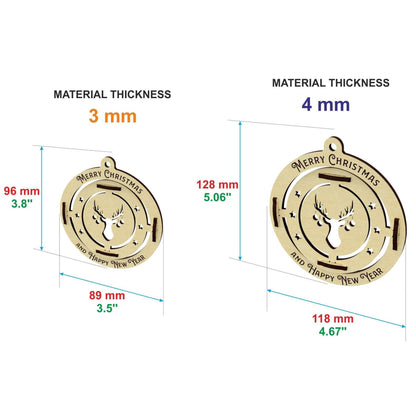 Christmas tree Ornament animal deer