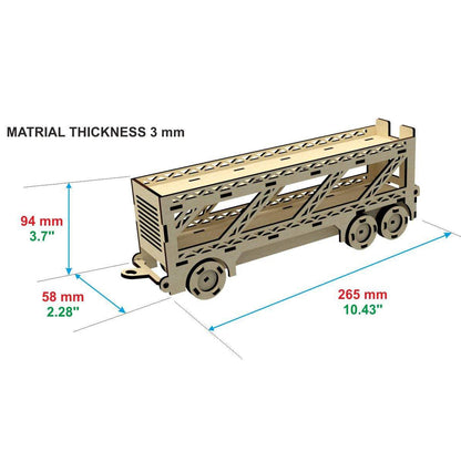 Small car models Trailer