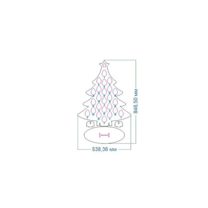 Advent Christmas tree for kinder eggs