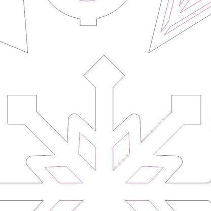 Set of 8 Christmas tree toppers