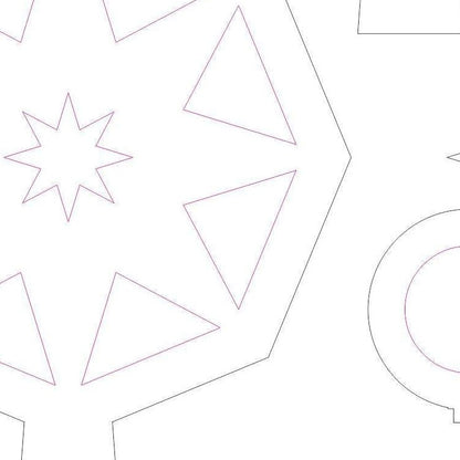 Set of 8 Christmas tree toppers