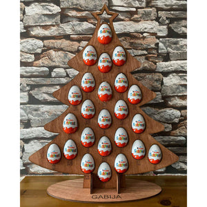 Advent Christmas tree for kinder eggs