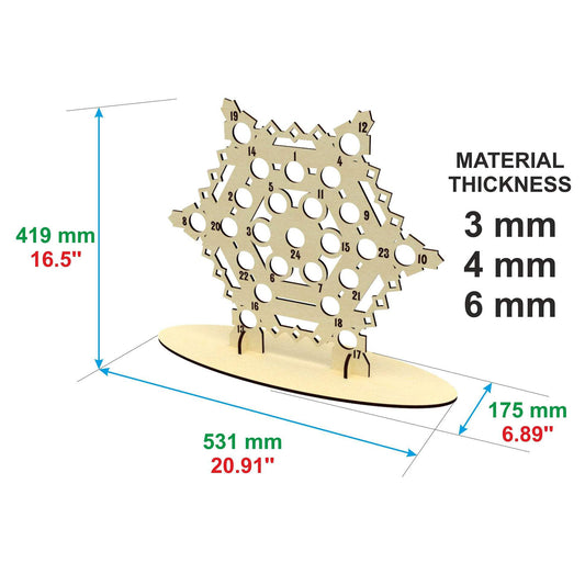 Advent Christmas Calendar for Ferrero Rocher candies