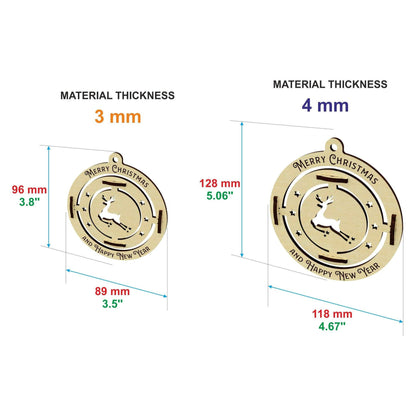 Christmas tree toy deer