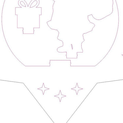 Set of 3 Christmas toys