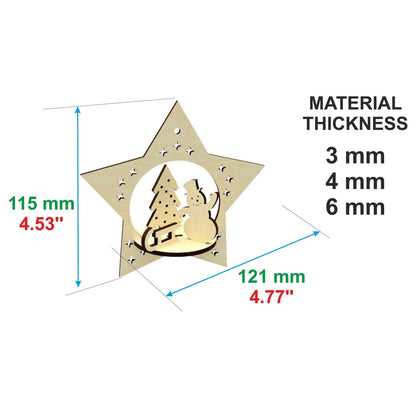 Set of 3 Christmas toys