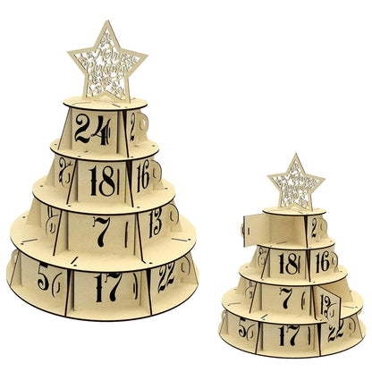 Advent Xmas calendar tree