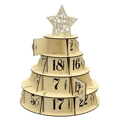Advent Xmas calendar tree