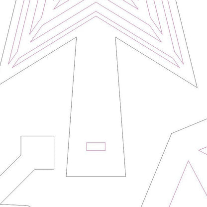 Set of 8 Christmas tree toppers