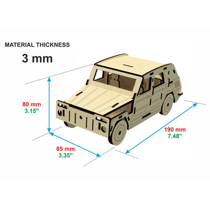 Car with 2 modes of Roof