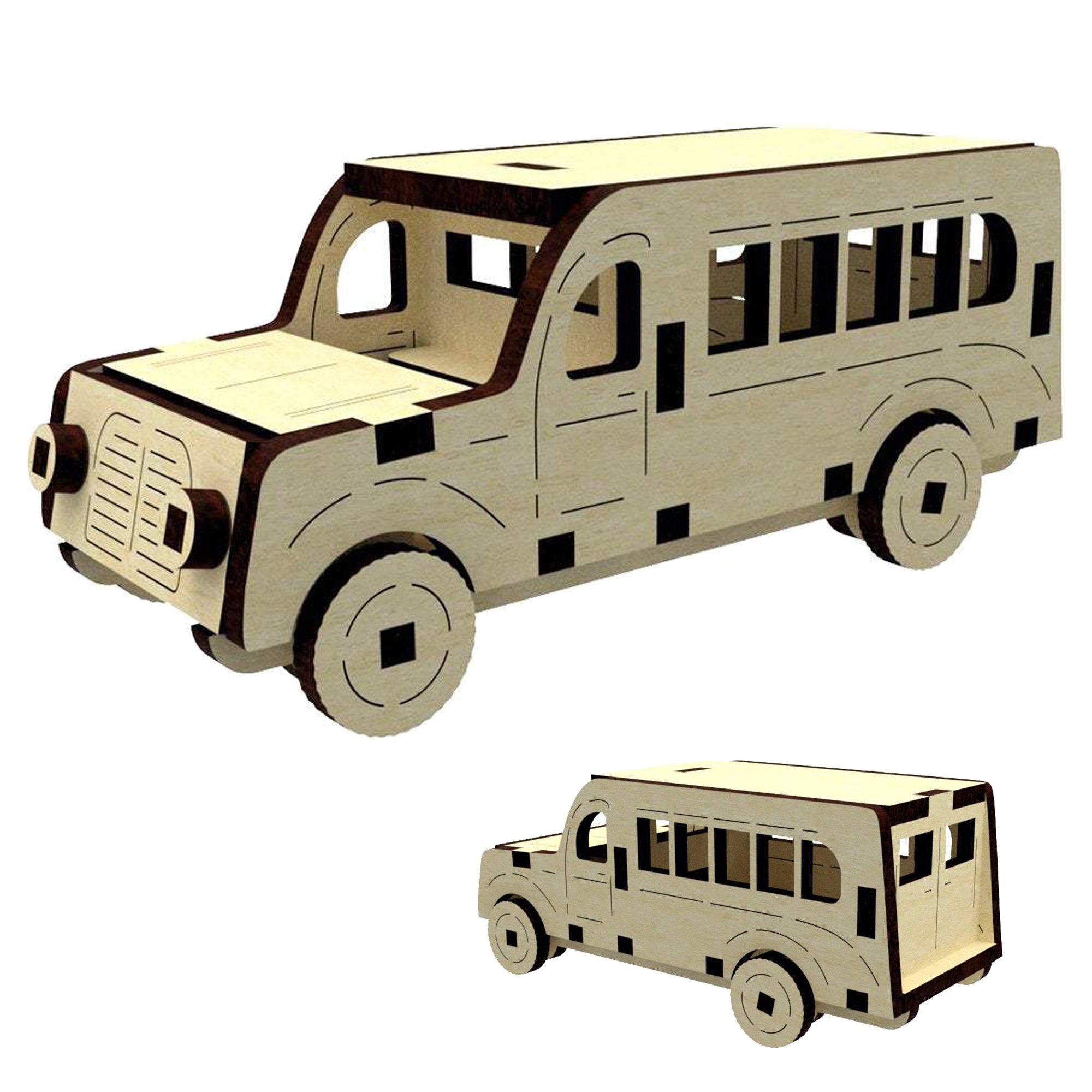 Little bus - Laser Cut File – Vector Painter