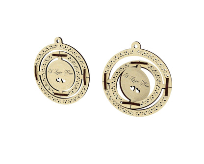 Moving Card for Valentine's Day "Hearts"