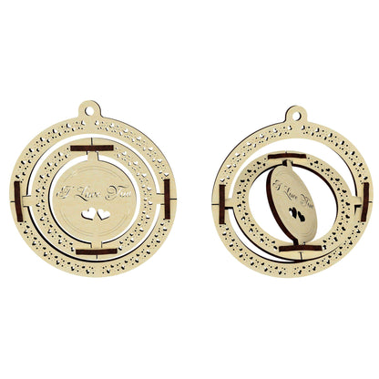 Moving Card for Valentine's Day "Hearts"