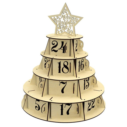 Advent Xmas calendar tree