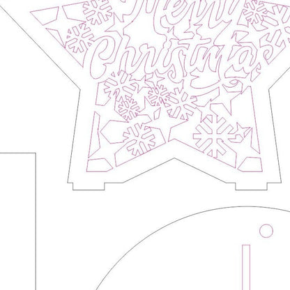 Advent Xmas calendar tree