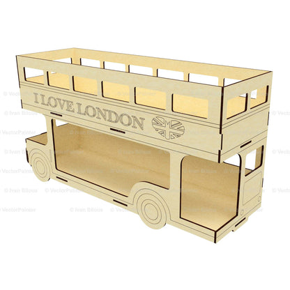 Double Decker Bus "London Bus" Stand