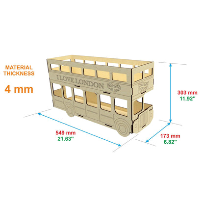 Double Decker Bus "London Bus" Stand