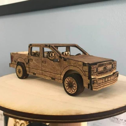 Car Model Pickup with Moving wheels