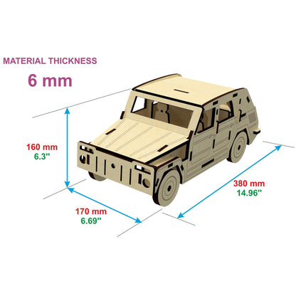 Car with 2 modes of Roof