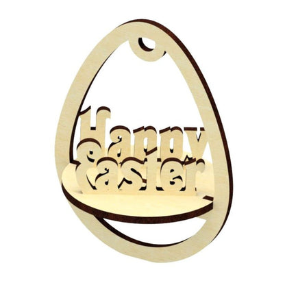Easter Egg Ornament "Happy Easter"