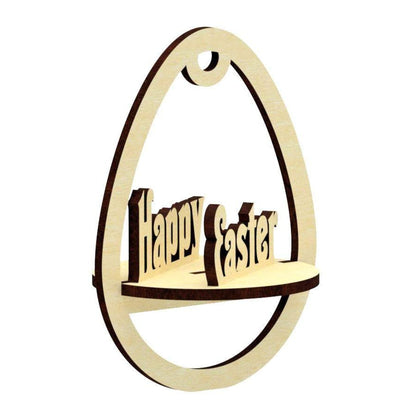 Easter Egg Ornament "Happy Easter"