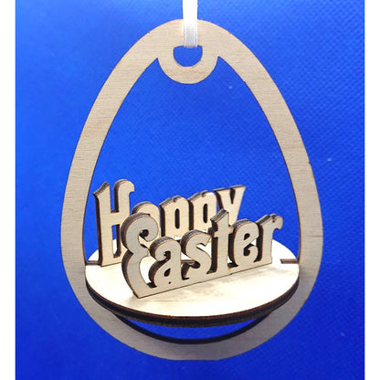Easter Egg Ornament "Happy Easter"