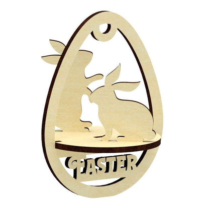 Easter Egg "Playful rabbits"