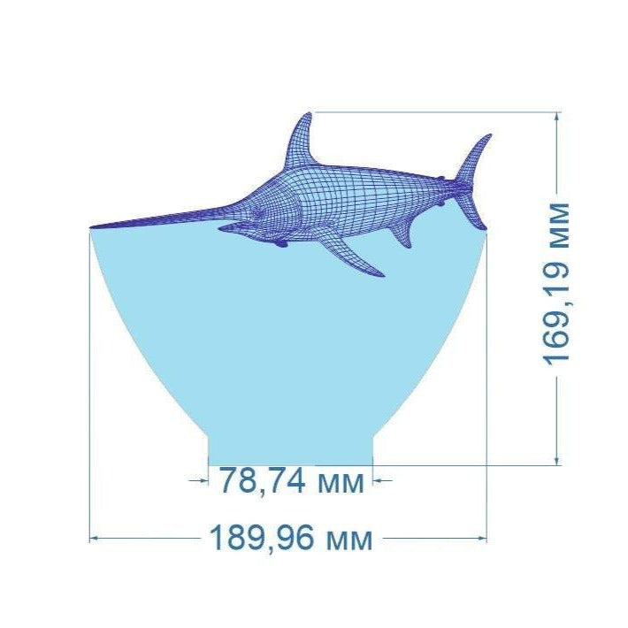 LED-stand SWORDFISH