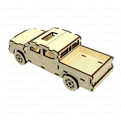 3d Plywood Car Model
