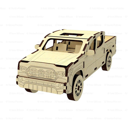 3d Plywood Car Model
