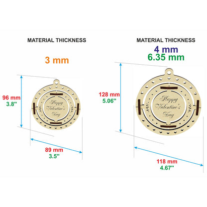 Moving Card for Valentine's Day "Aesthetic"