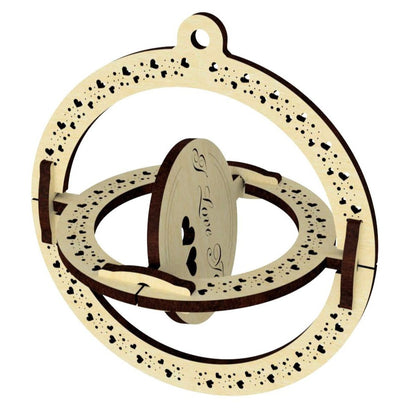 Moving Card for Valentine's Day "Hearts"