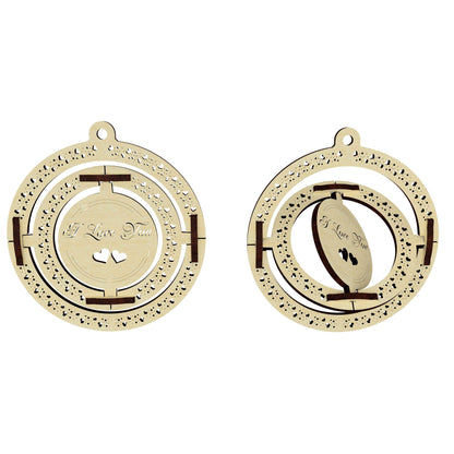 Set of 3 Moving Card for Valentine's Day