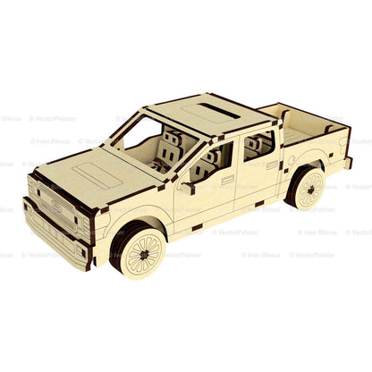 Car Model Pickup with Moving wheels