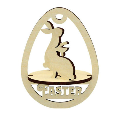 Easter Egg "Playful rabbits"