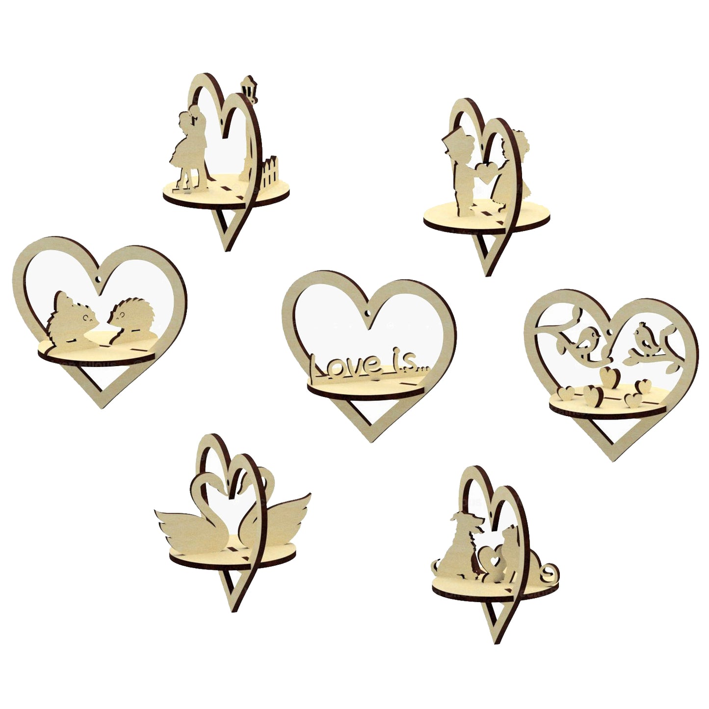 Love hearts decor