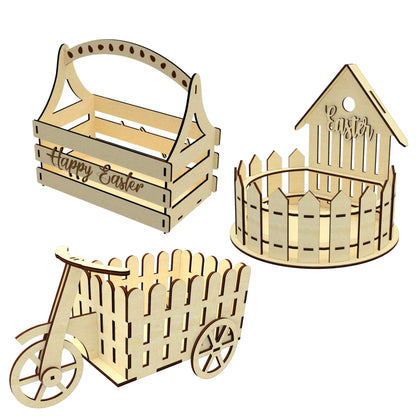 Set of 3 Easter decors