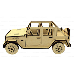 Off-road Car with Moving wheels Model