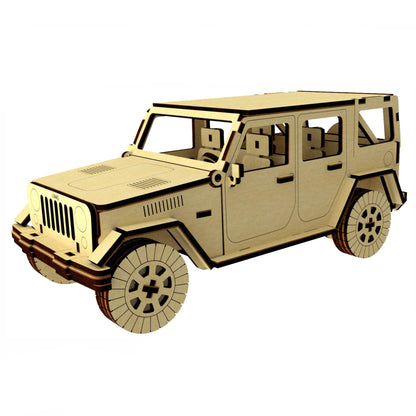 Off-road Car with Moving wheels Model