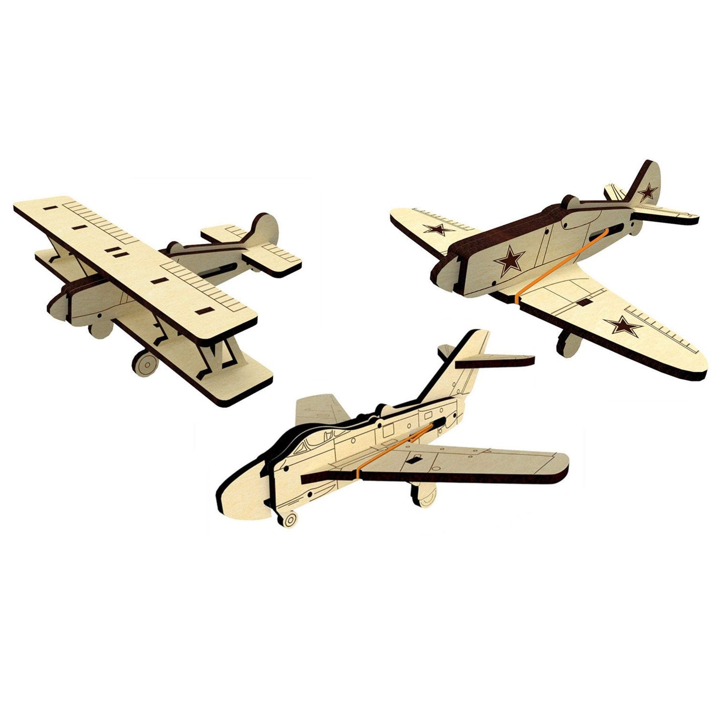 Set of 3 airplanes