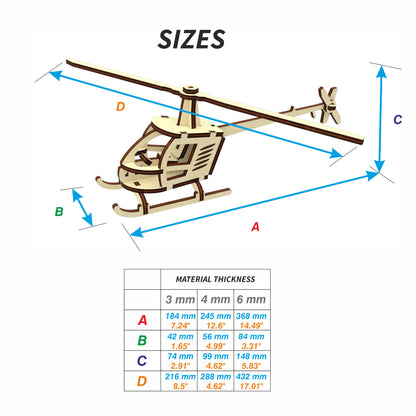 Light Small Helicopter